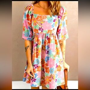 Floral Midi dress